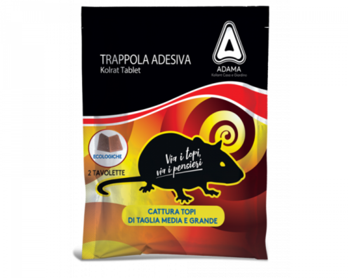 TAVOLETTA ADESIVA PER TOPI