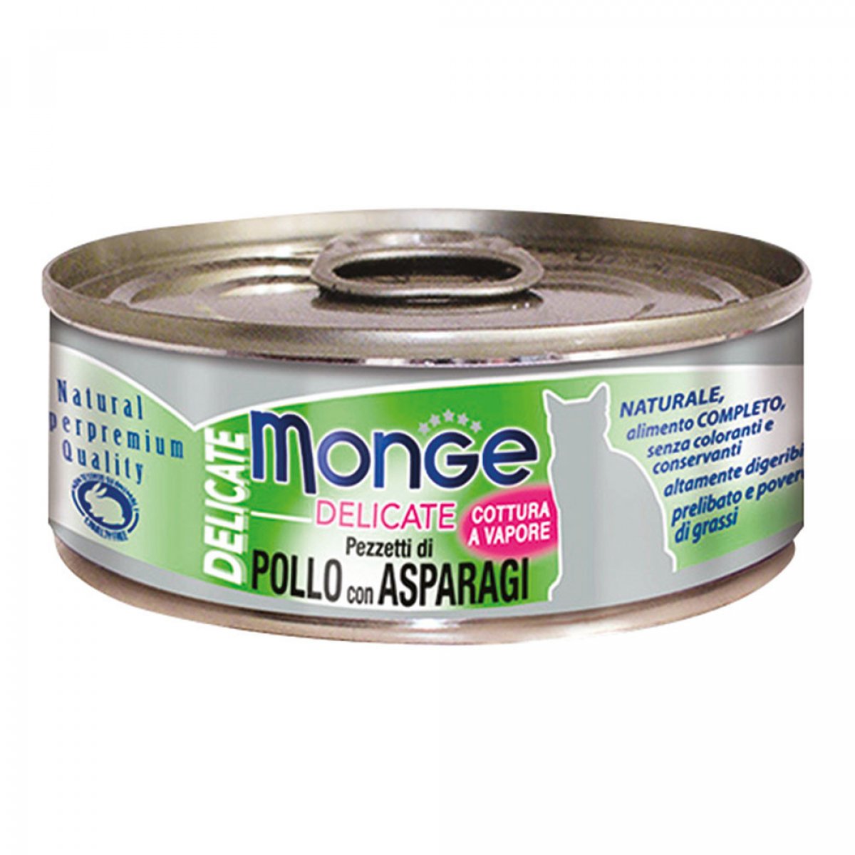 MONGE GATTO DELICATE POLLO CON ASPRAGI 80GR