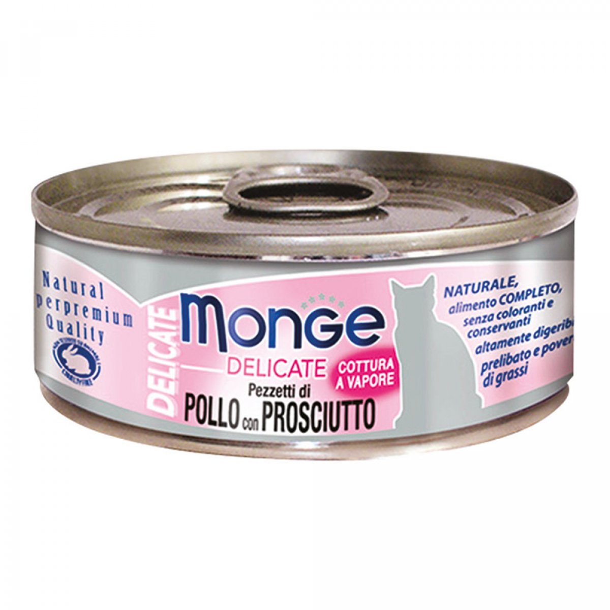 MONGE GATTO DELICATE POLLO CON PROSCIUTTO 80GR