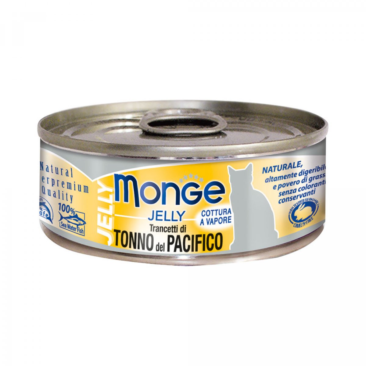 MONGE GATTO JELLY FILETTI CON TRANCETTI DI TONNO DEL PACIFICO 80GR