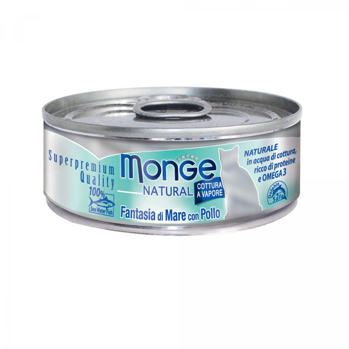 MONGE GATTO NATURAL FANTASIA DI MARE CON POLLO 80GR