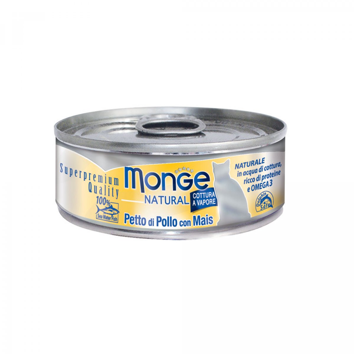 MONGE GATTO NATURAL PETTO DI POLLO CON MAIS 80GR