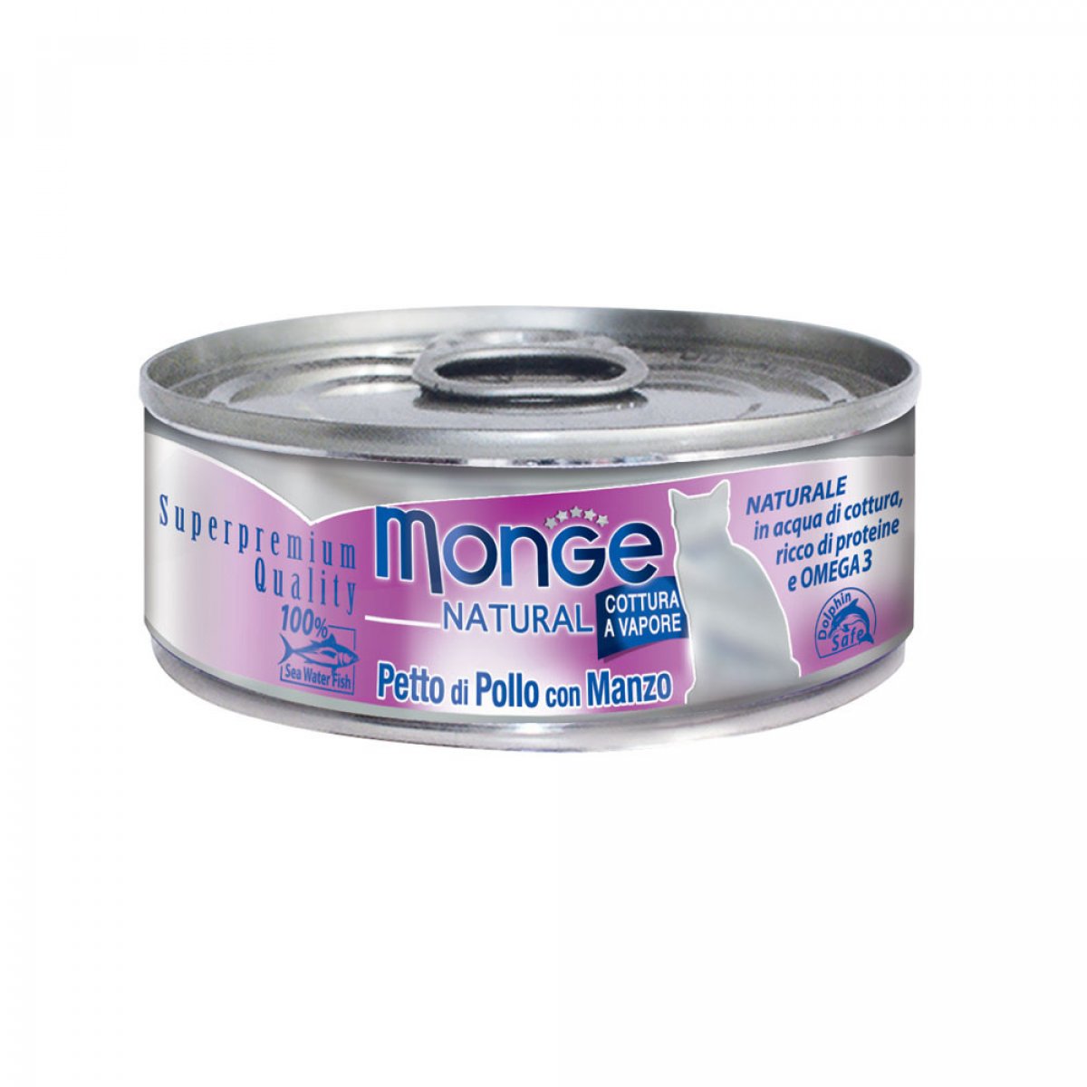 MONGE GATTO NATURAL PETTO DI POLLO CON MANZO 80GR
