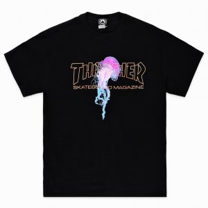 THRASHER MAGAZINE t-shirt Atlantic drift Black Limited edition 2023