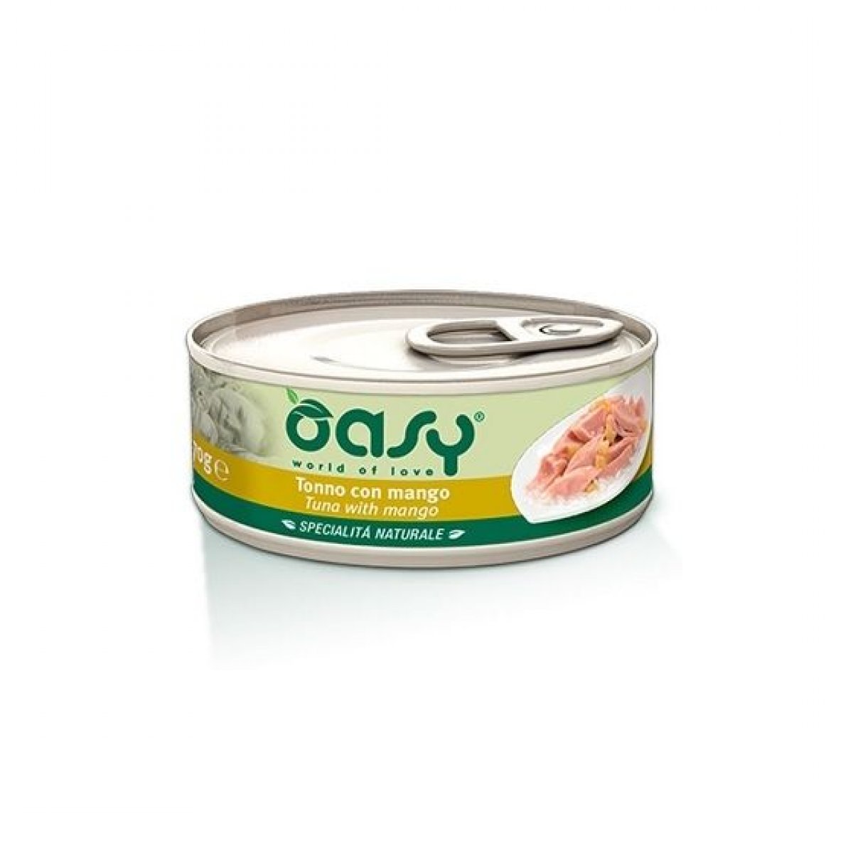 OASY GATTO WET TONNO CON MANGO 70GR