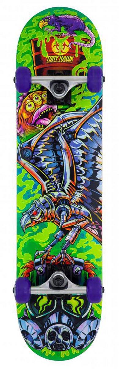 Tony Hawk SS180 Series Skateboard completo Toxic 7.5