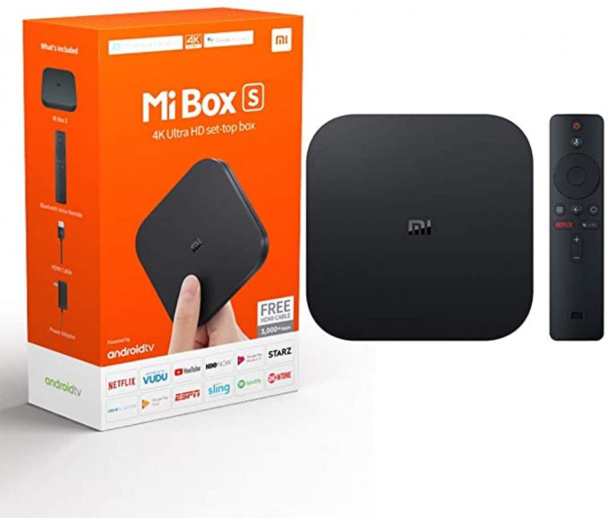 Xiaomi Mi Tv Box S 4K - Lettore multimediale in streaming 4K 