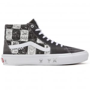VANS SCARPE SPORTIVE SK8-HI PRO SKATE DANIEL JHONSTONE OLD GREY