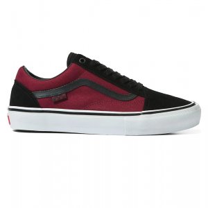 VANS Old Skool Scarpa sportiva Skate Pro black burgundy