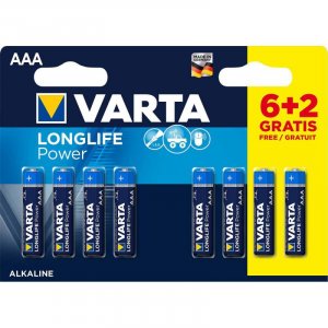 Blister 6+2 pile MiniStilo (AAA-LR3) Varta