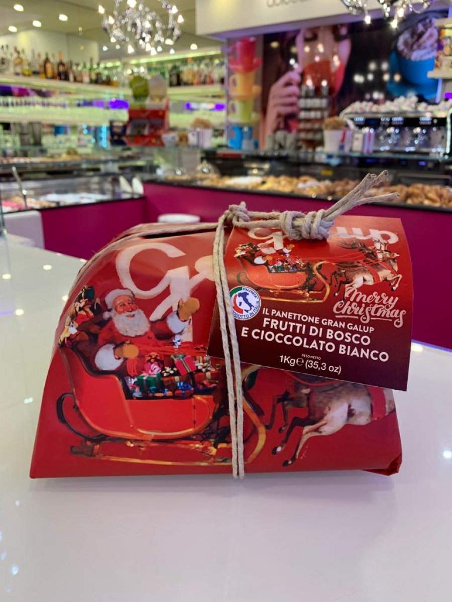 Panettone Gran Galup Frutti di Bosco e Ciocolato Bianco 1kg