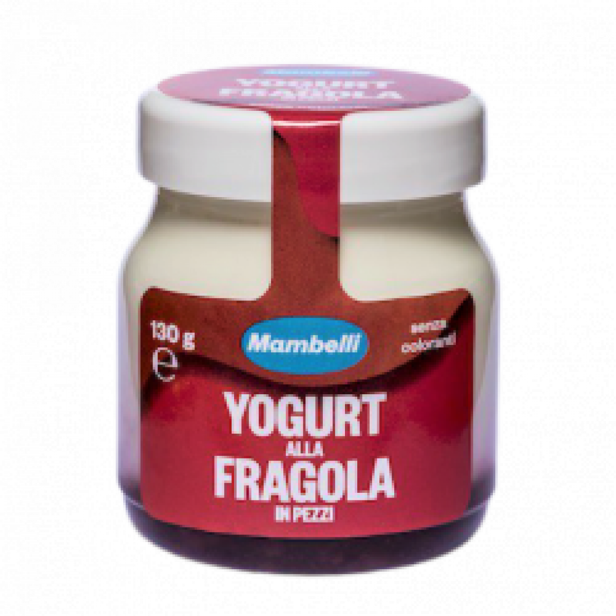 Yogurt alla fragola in pezzi g.130 