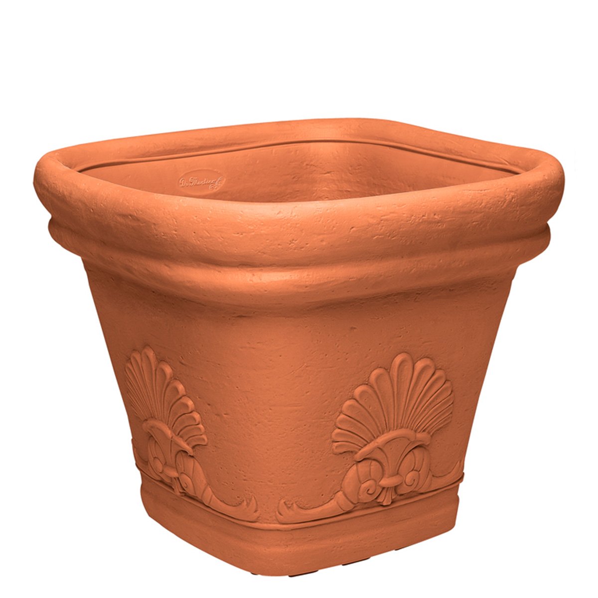 Vaso Fiori Quadrato ZEUS 38x38 cm h 33 cm 21 lt POTTERY COLLECTION