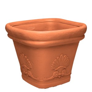 Vaso Fiori Quadrato ZEUS 31x31 cm h 28 cm 11 lt