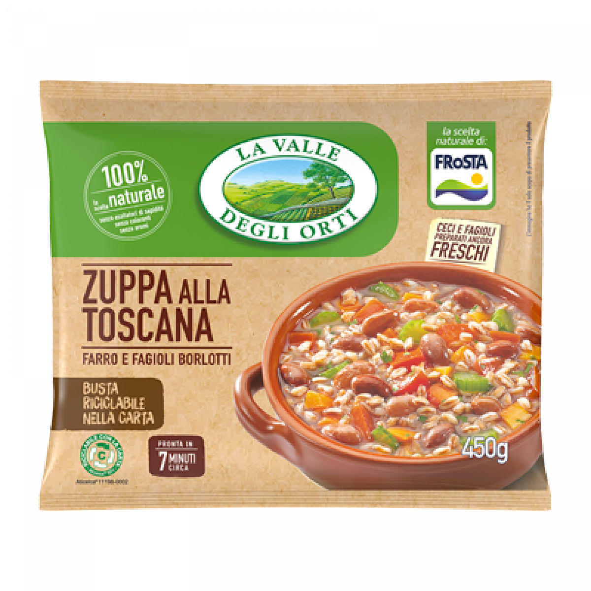 zuppa al farro valle degli orti 450gr zorzi